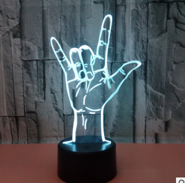 I Love You Sign Language LED Light Decor