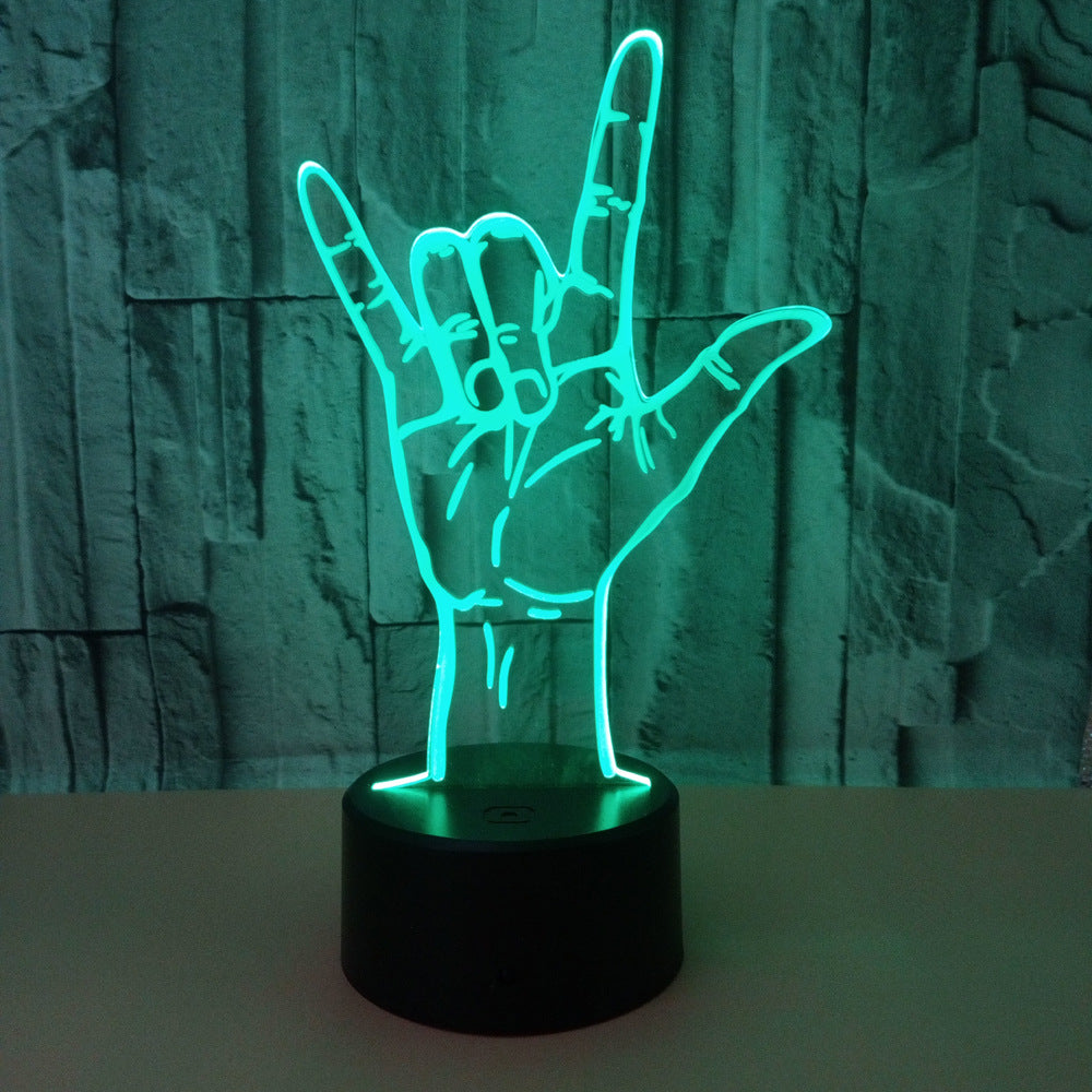 I Love You Sign Language LED Light Decor