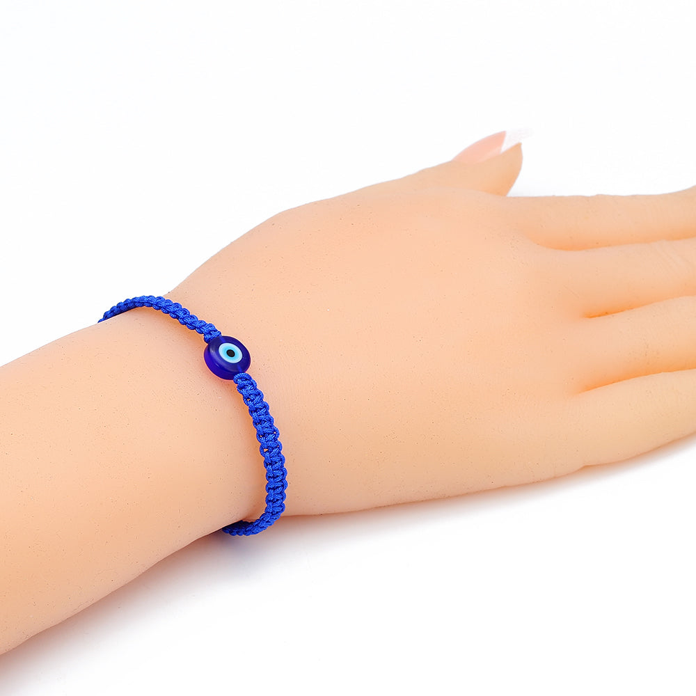 Evil Eye Braided Adjustable Bracelet