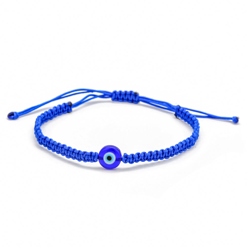 Evil Eye Braided Adjustable Bracelet