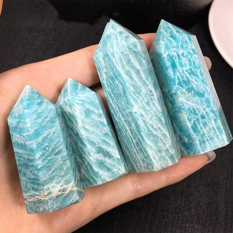 Natural Crystal Column Tianhe Stone Column Stone Rough Stone