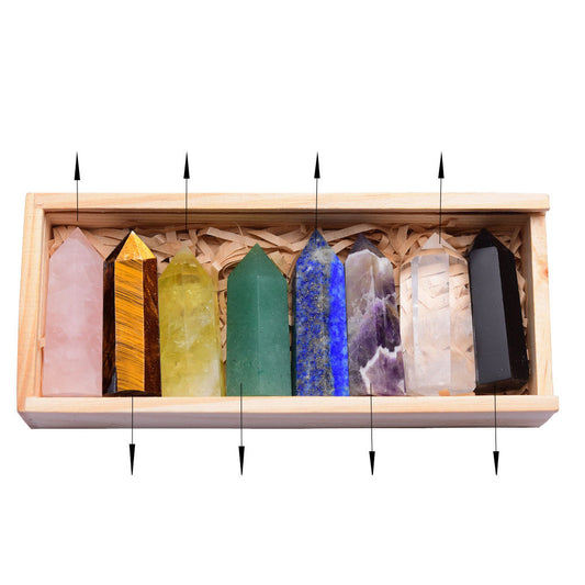 Eight Crystal Tower Points Gift Set Box