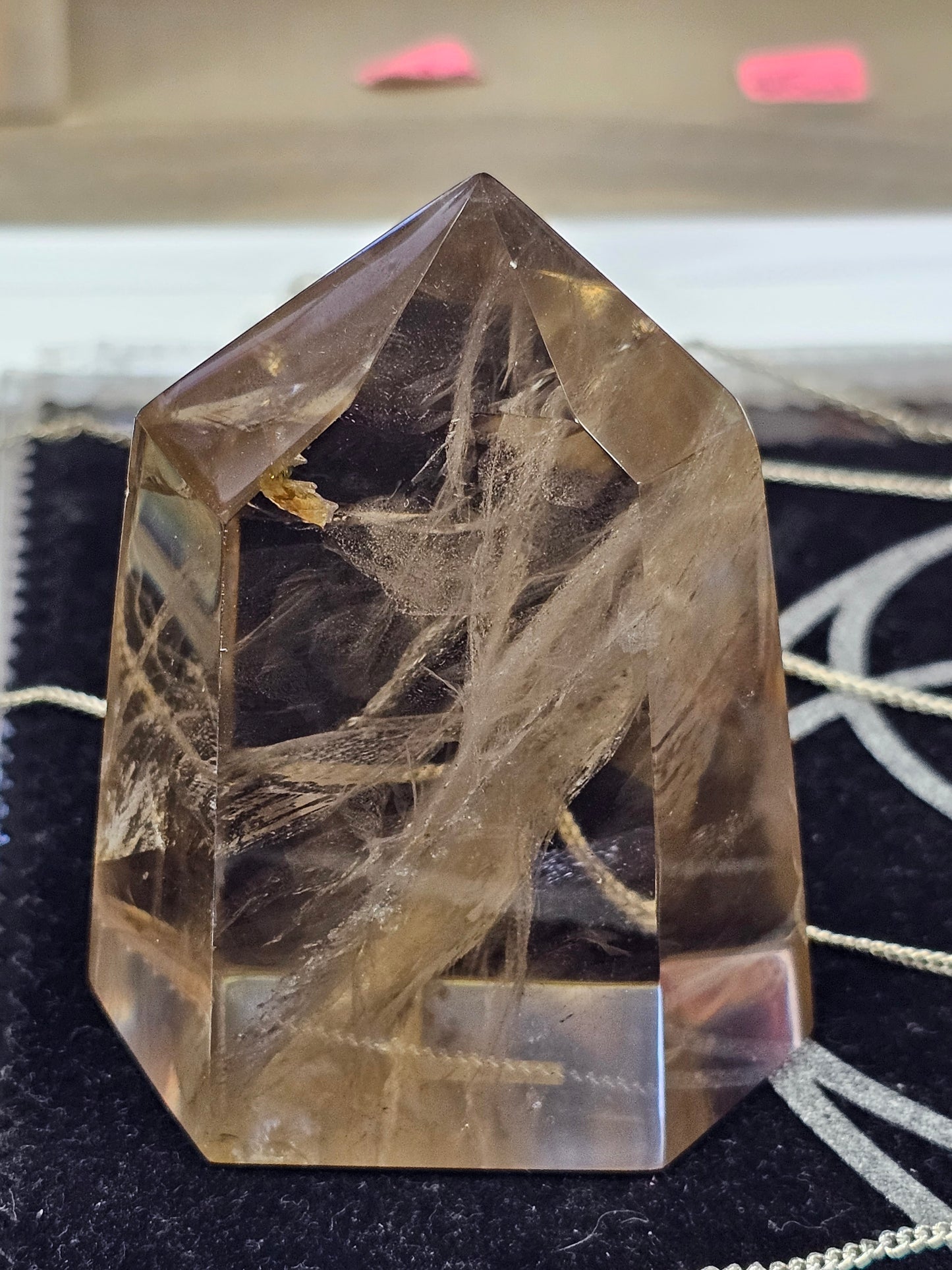 One-of-a-Kind Polished Smoky Quartz Tower Point