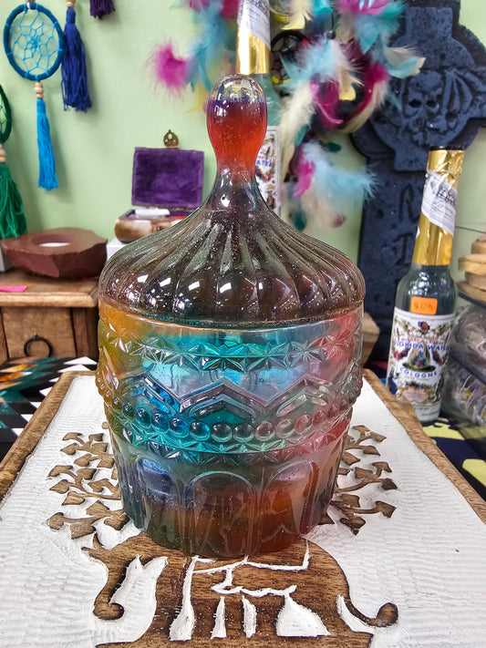 One-Of-A-Kind, Unique Resin Jar