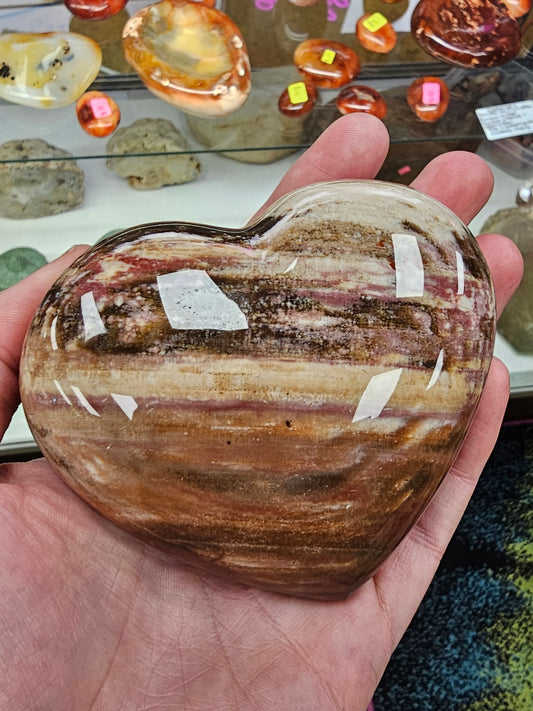 Petrified Wood Heart