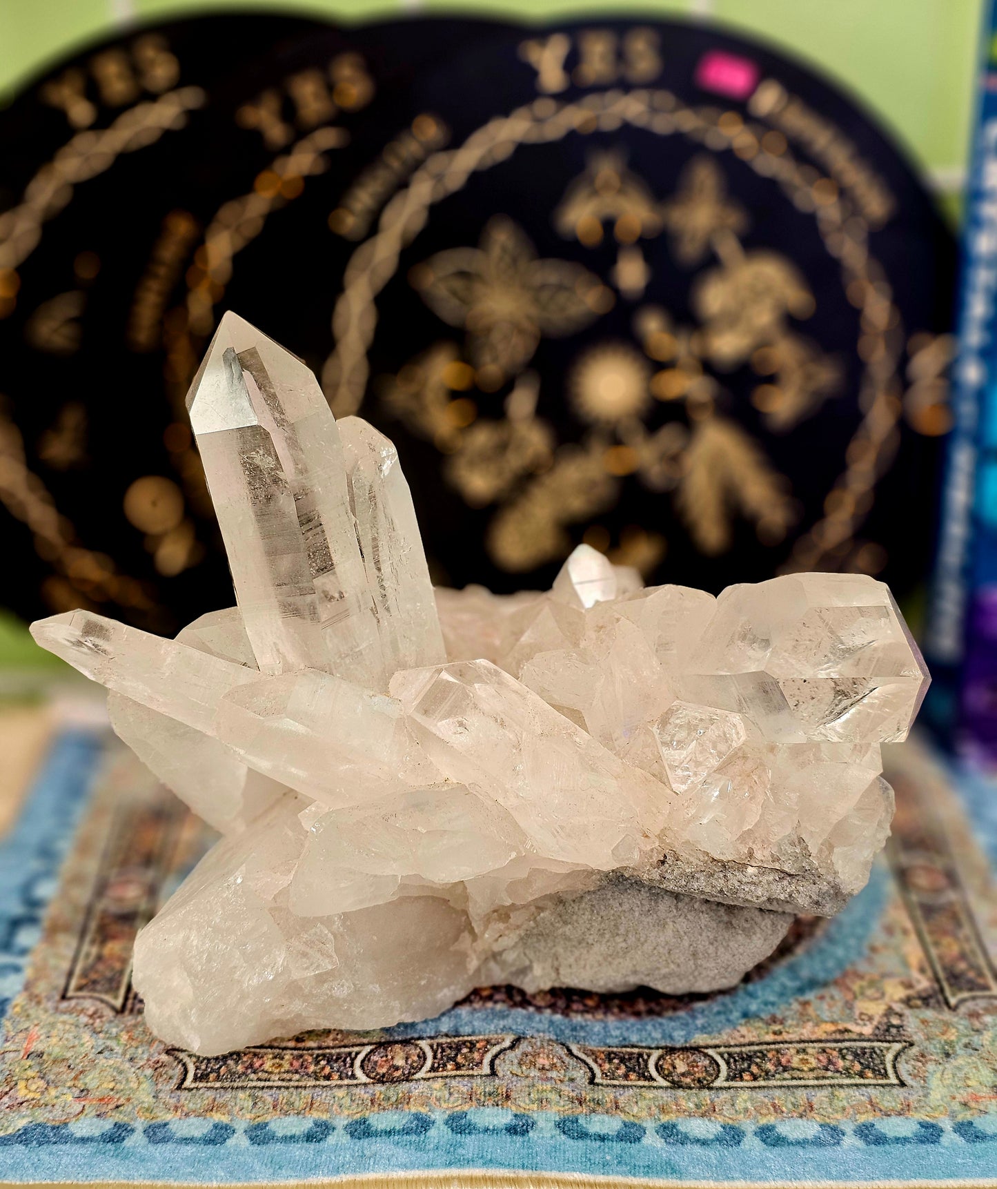 Large Clear Quartz Cluster