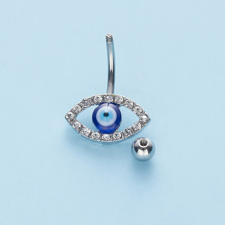 Evil Eye Belly Button Ring