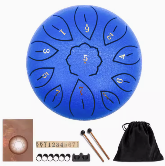 Steel Tongue Drum Musical Instrument - Ethereal Tone