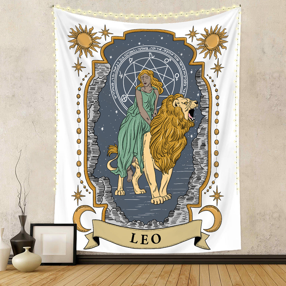 Twelve Constellation Tapestry Skull Tapestry Tarot Tapestry