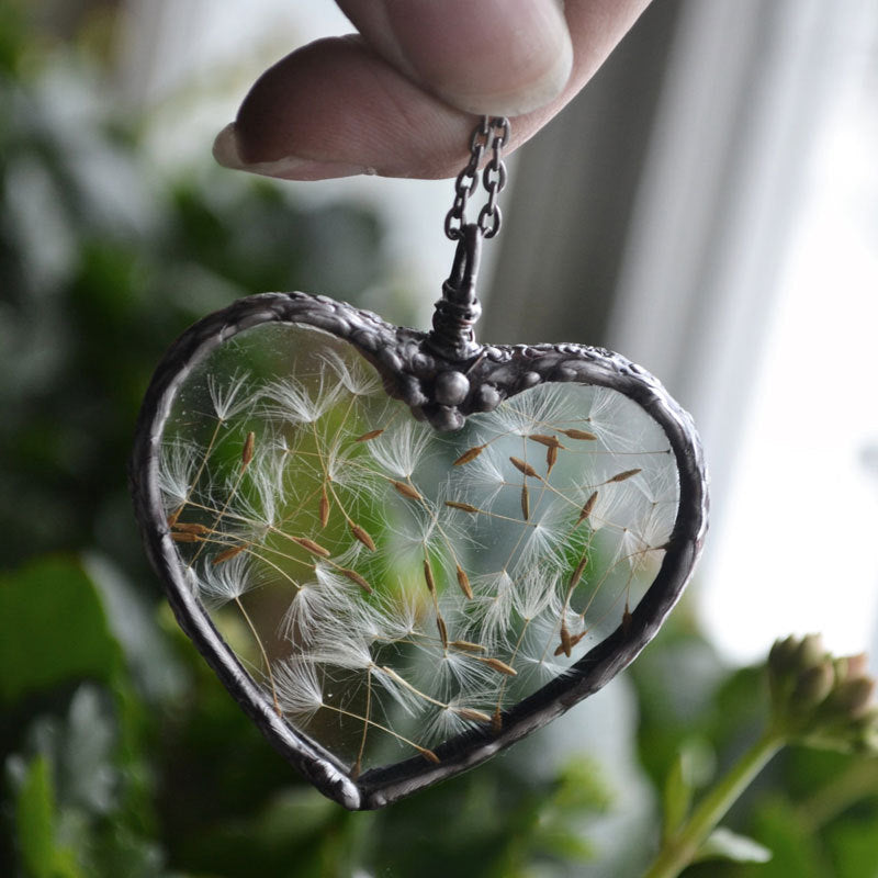 Dandelion Love Wish Necklace