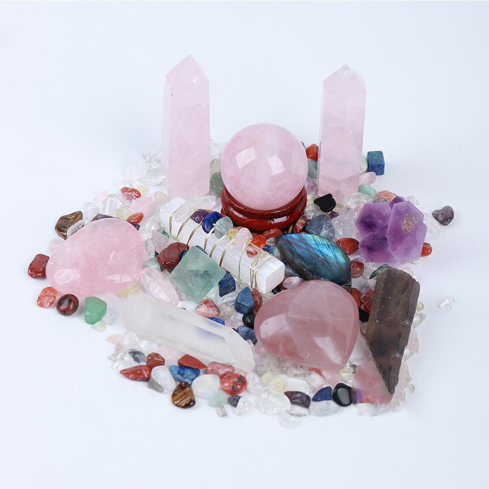 Natural Crystal Gem Garden - Crystal Energy Gift Box