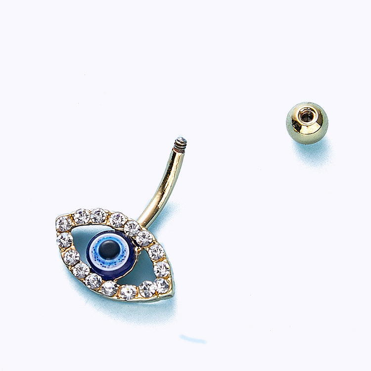 Evil Eye Belly Button Ring