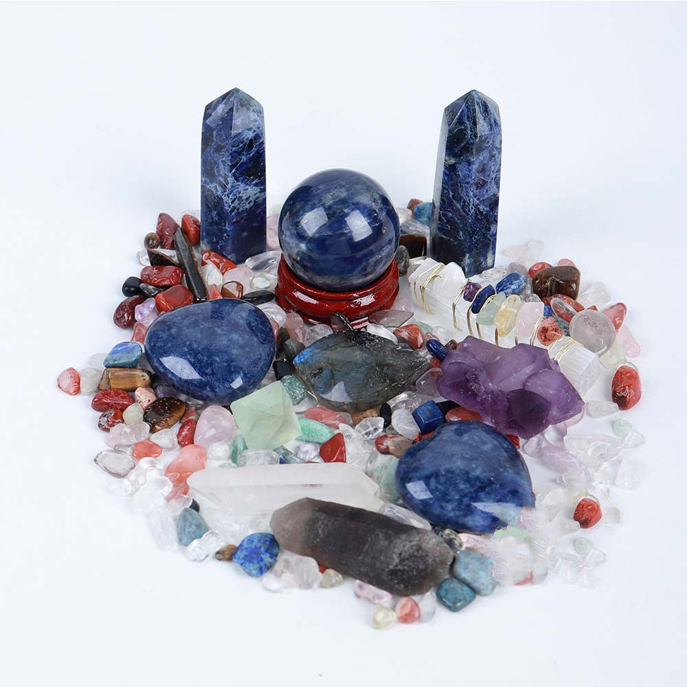 Natural Crystal Gem Garden - Crystal Energy Gift Box