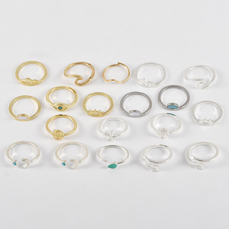 19 pieces / set of women's rings