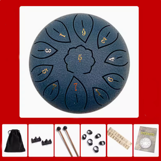 Steel Tongue Drum Musical Instrument - Ethereal Tone