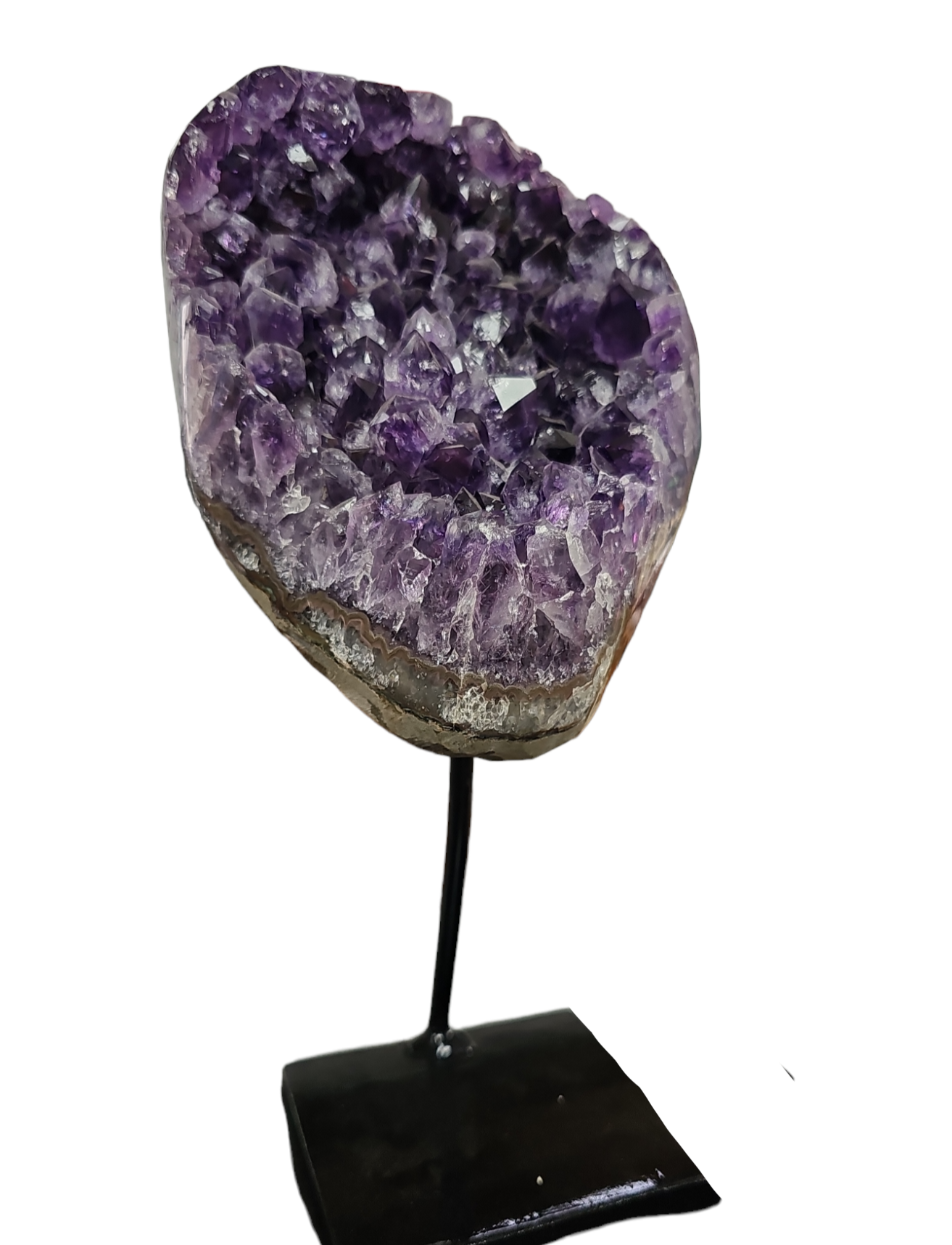 Large Beautiful Amethyst Geode on Stand