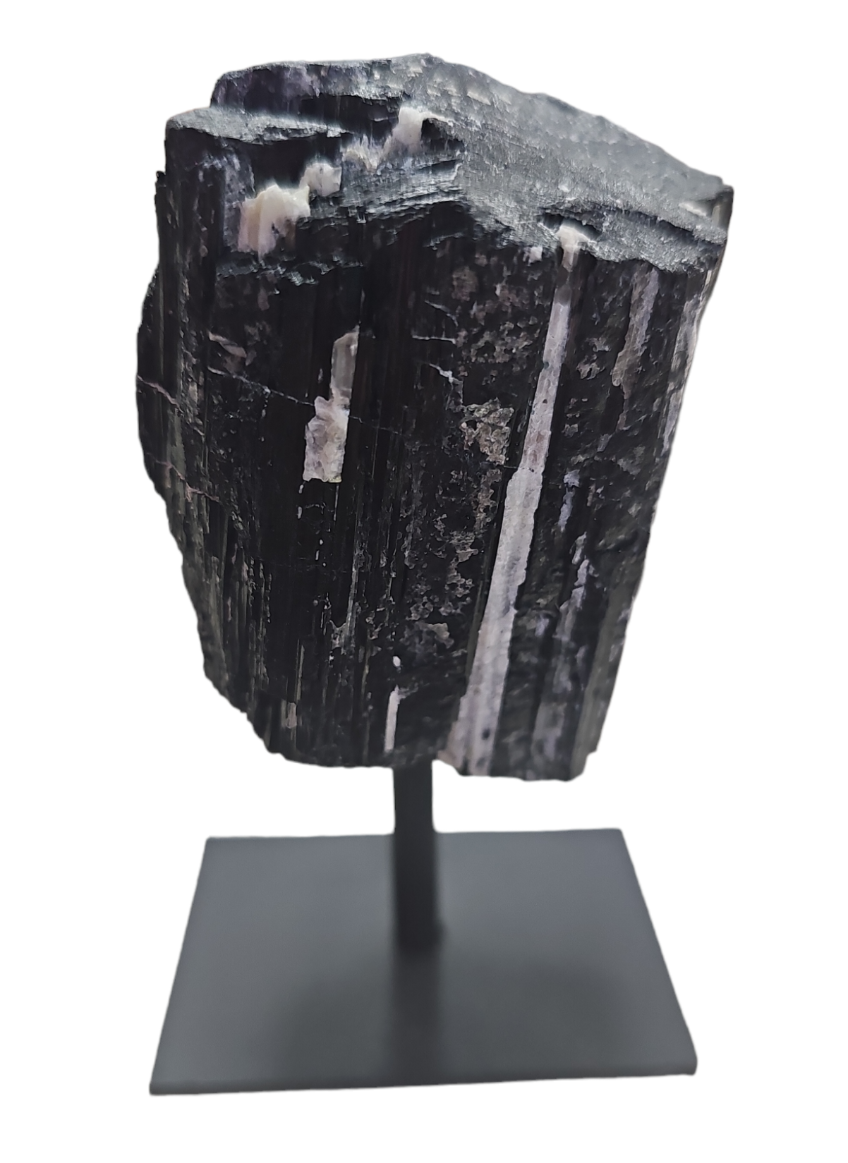 Black Tourmaline on Stand