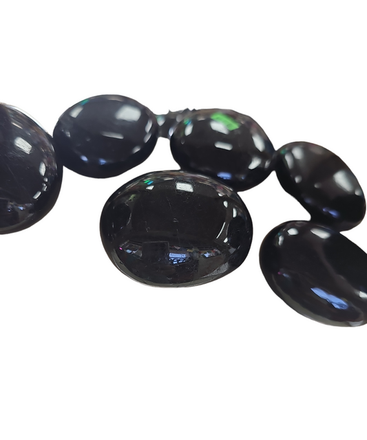 Black Tourmaline Palm Stone