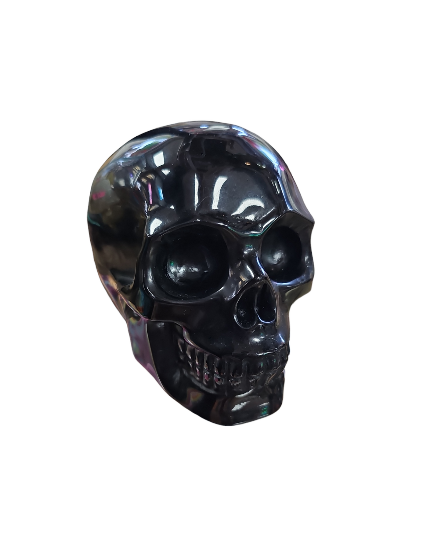 Black Obsidian Crystal Skull