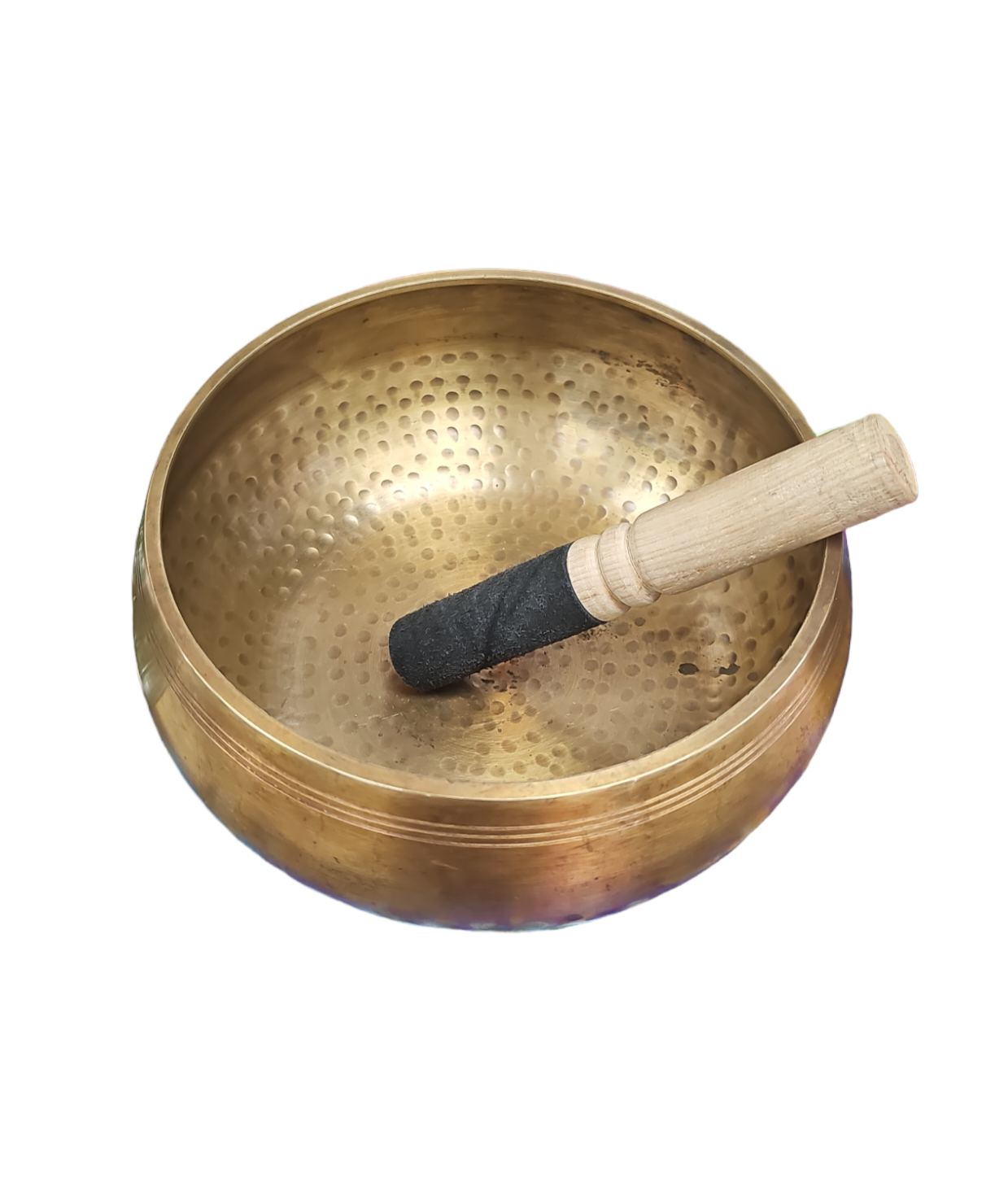 Hand Hammered Brass Tibetan Singing Bowl