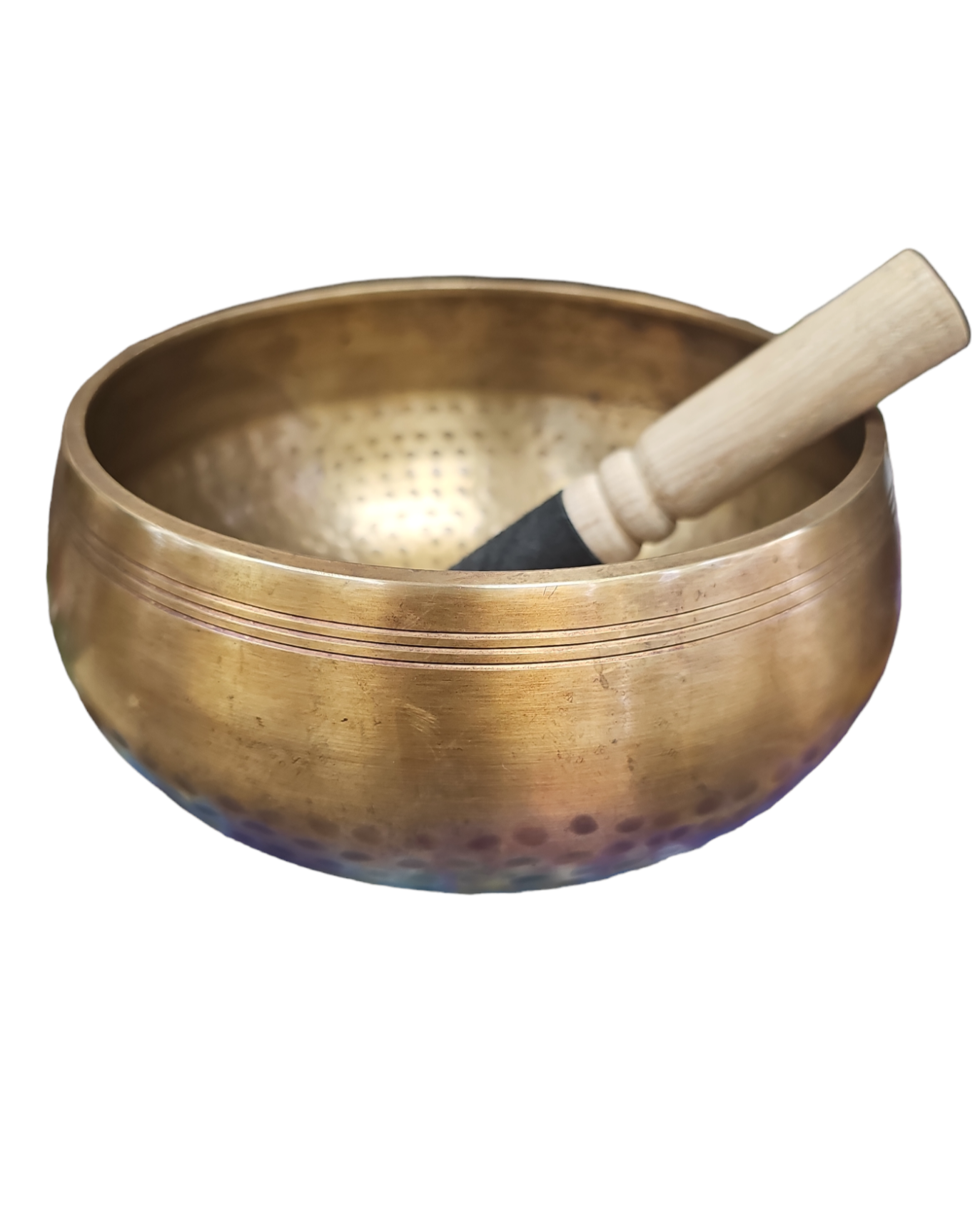 Hand Hammered Brass Tibetan Singing Bowl