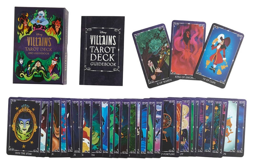 Disney Villians Tarot Deck & Guidebook