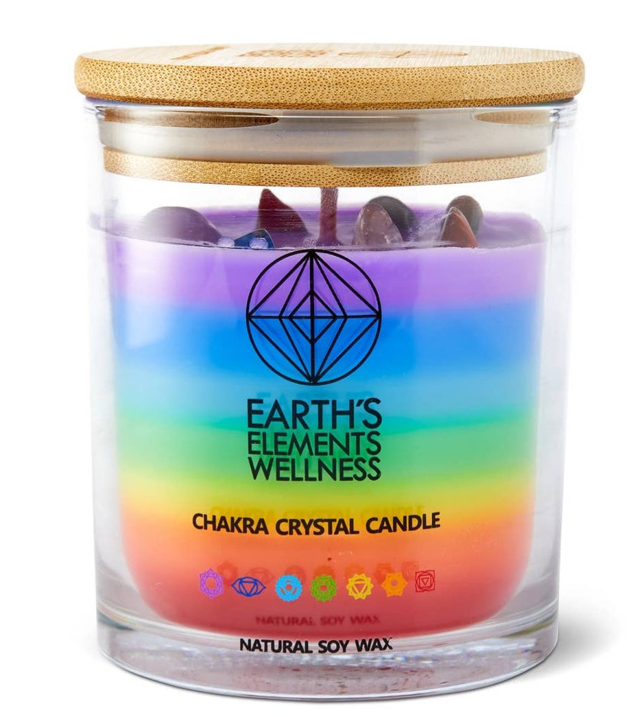 Chakra Crystal Candle