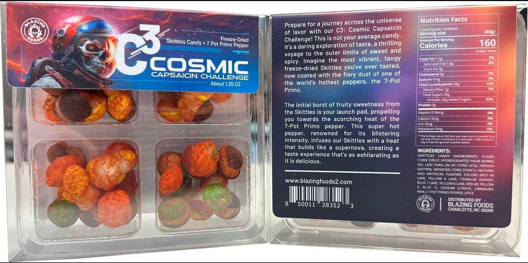 C3 Cosmic Capsacin Challenge - Freeze Dried Skittles