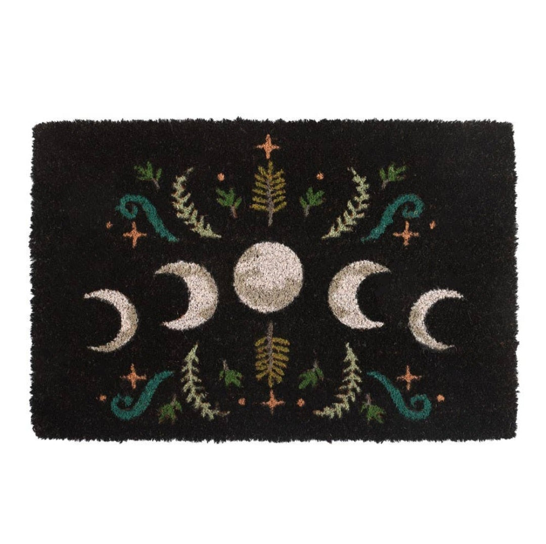 Positive Vibes Only, Moon Phase, Mushroom Botanical, Evil Eye Doormat Home Decor