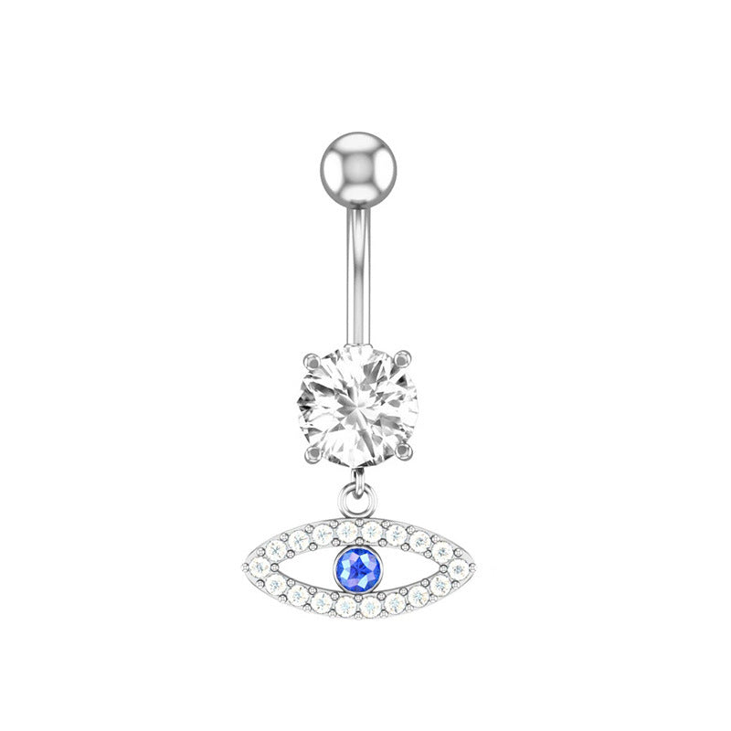 Evil Eye Belly Button Ring