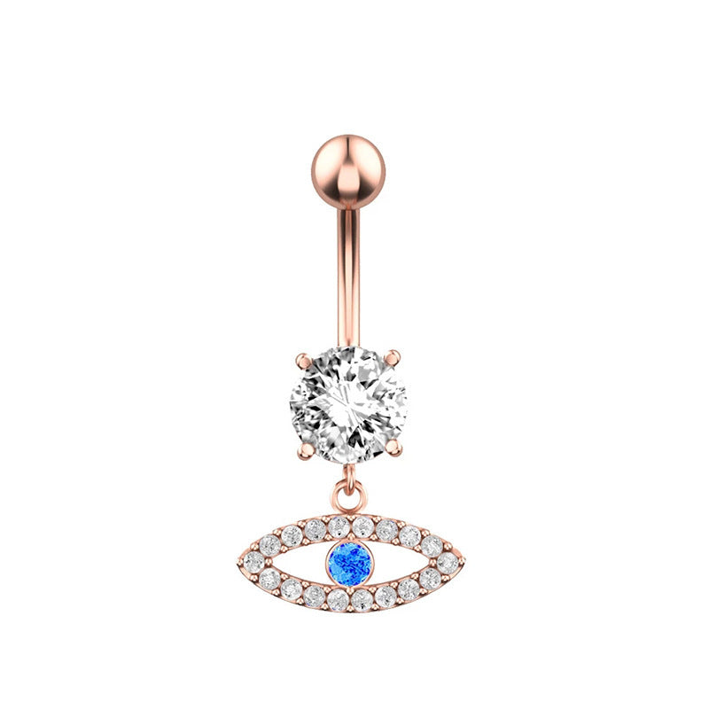 Evil Eye Belly Button Ring