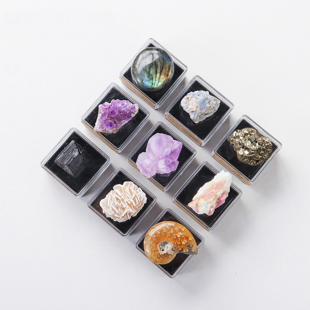 Natural Stone Ore Pendant Crystal Gem Ore Mark