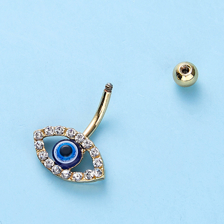 Evil Eye Belly Button Ring