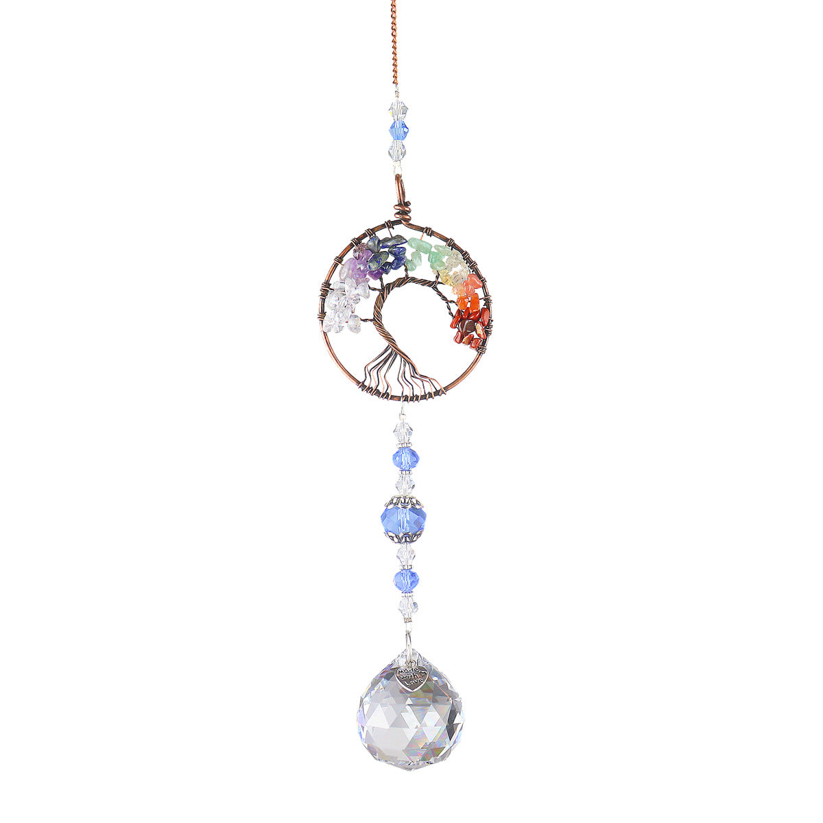 Tree Of Life Three-Piece Crystal Suncatcher Pendant