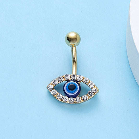 Evil Eye Belly Button Ring