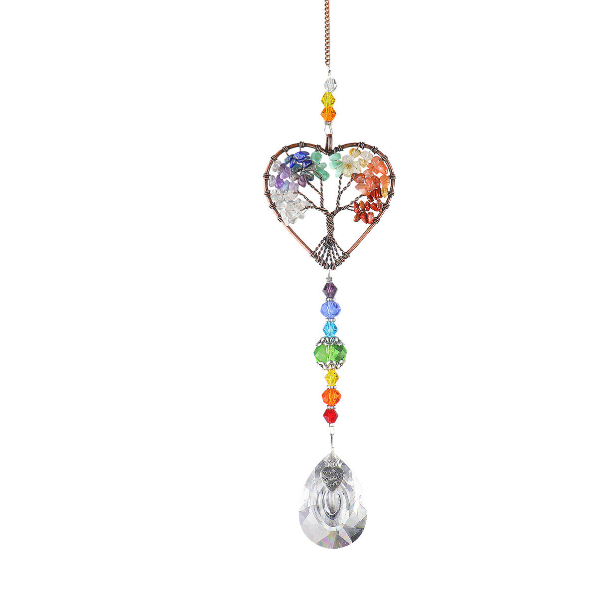 Tree Of Life Three-Piece Crystal Suncatcher Pendant