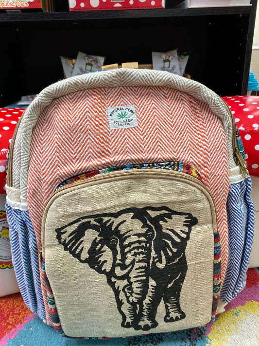 Elephant boho backpack